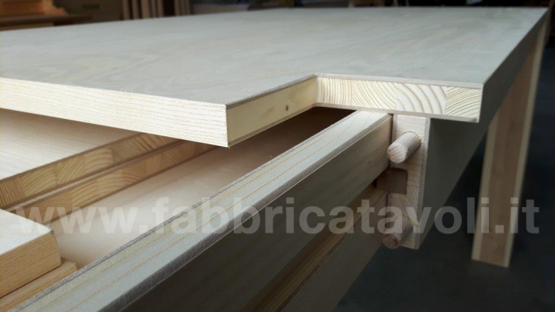 Tavolo allungabile 140-190x90 cm in legno rovere nordico - Carnet